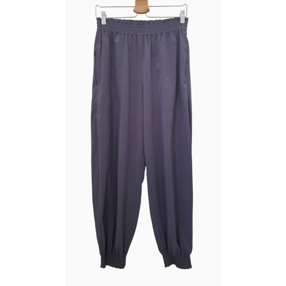 ATHLETA Savannah Jogger Dusk Violet Lounge Athleisure Pants Women's Sz 8 - Picture 1 of 8